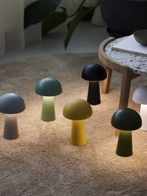 BORDLAMPE MOVE ME STØVET GUL