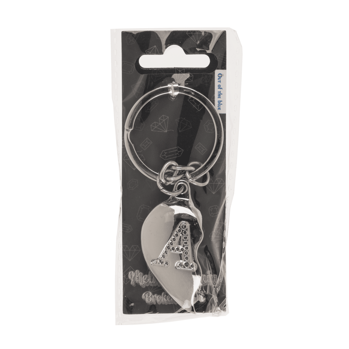 Metal Keychain, Broken Heart,