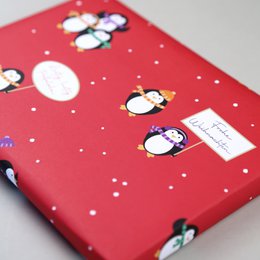 Geschenkpapier Pinguin Peter