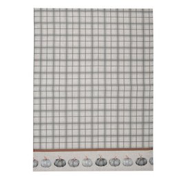 Geschirrtuch 50x70 cm grauer Baumwollkürbis