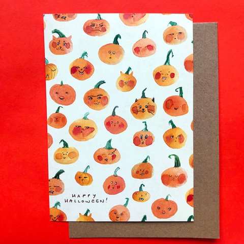 Happy Halloweeen Postcard (eco friendly)