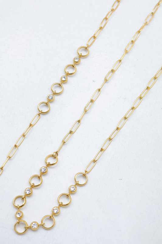 Parure de bijoux en acier inoxydable