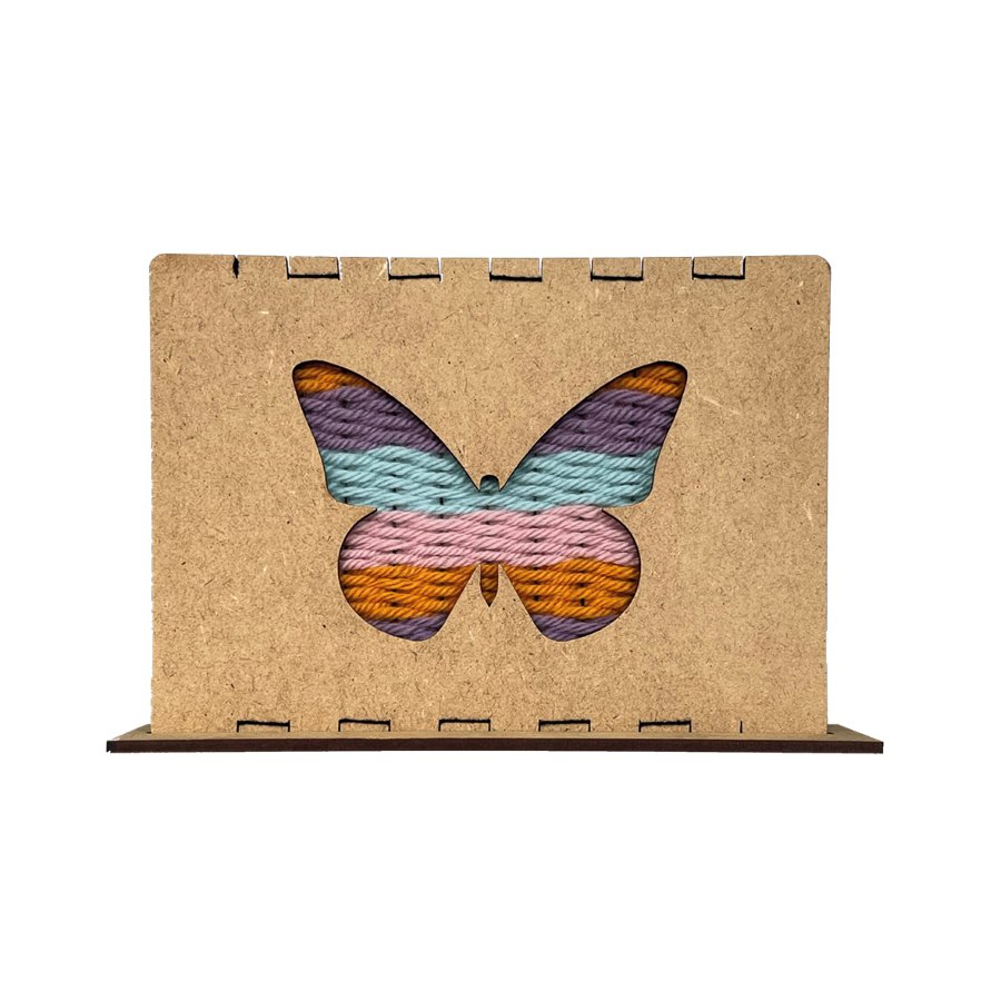 Kit para tejer mariposas