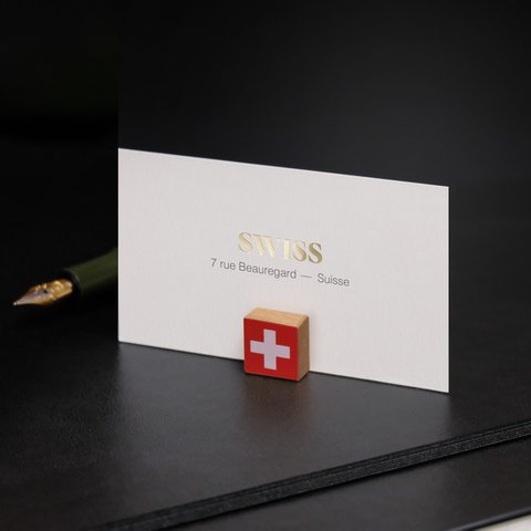 duo® cub Swiss - magnetic photo holder 2 types of wood