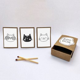 DIY Mini Art – Katzen (4 Stück)