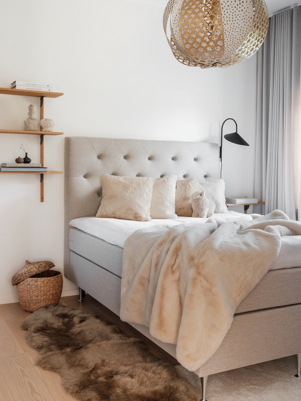 Fluffy blanket - Beige