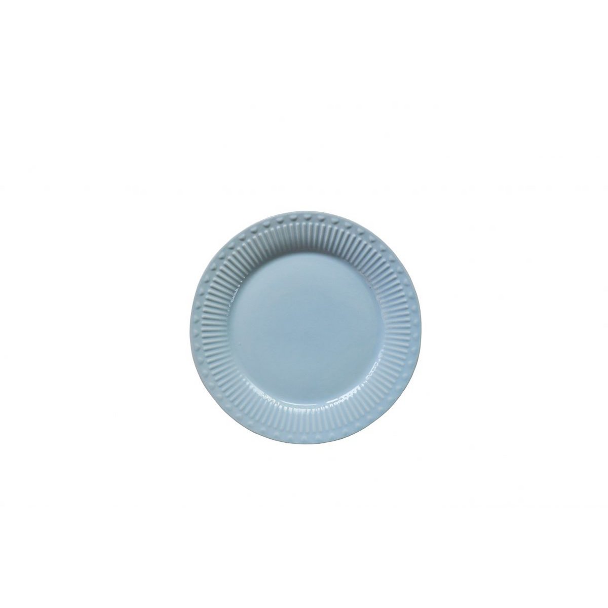 Piatto da dessert in porcellana LOVE colore blu pastello 19 cm Isabelle Rose