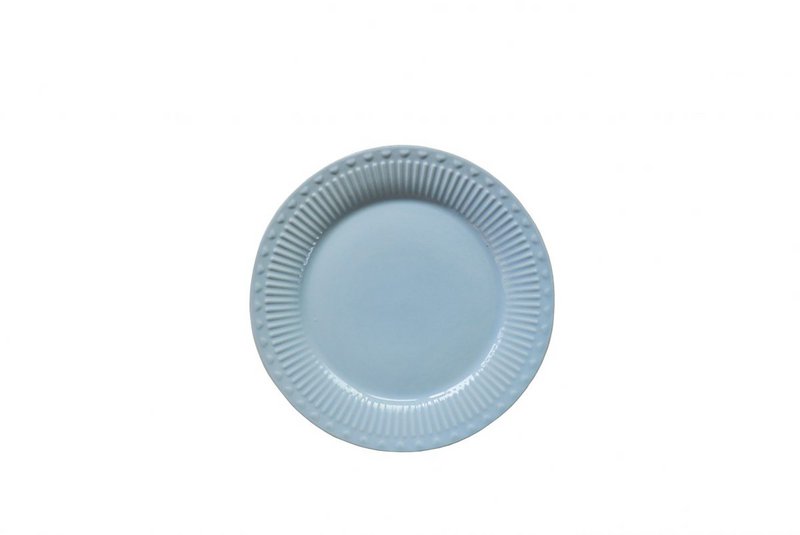 Piatto da dessert in porcellana LOVE colore blu pastello 19 cm Isabelle Rose