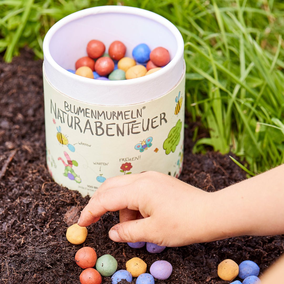 Blumenmurmeln Naturabenteuer, 100er Dose