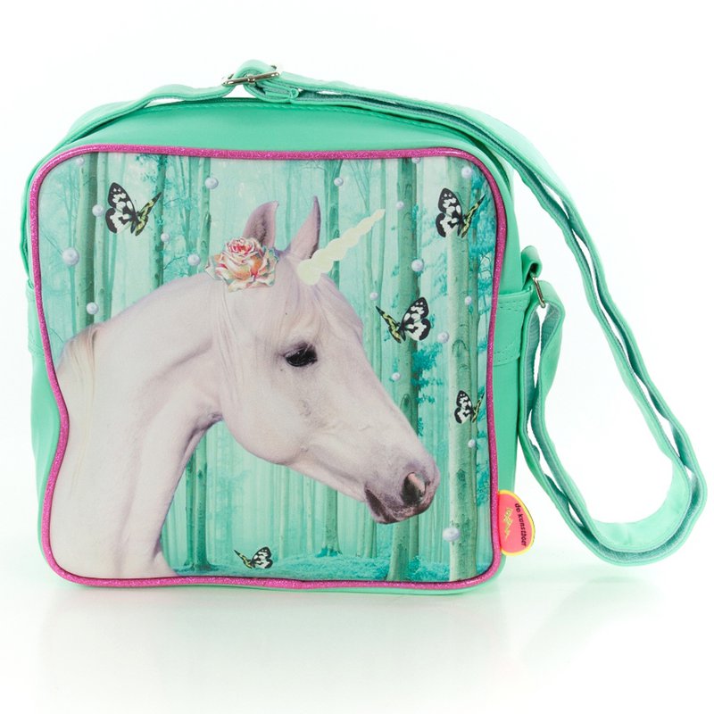 Schoudertas vierkant Eenhoorn (Unicorn)