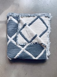 Muslin blanket - gray-white - 2.20 x 2.50 m