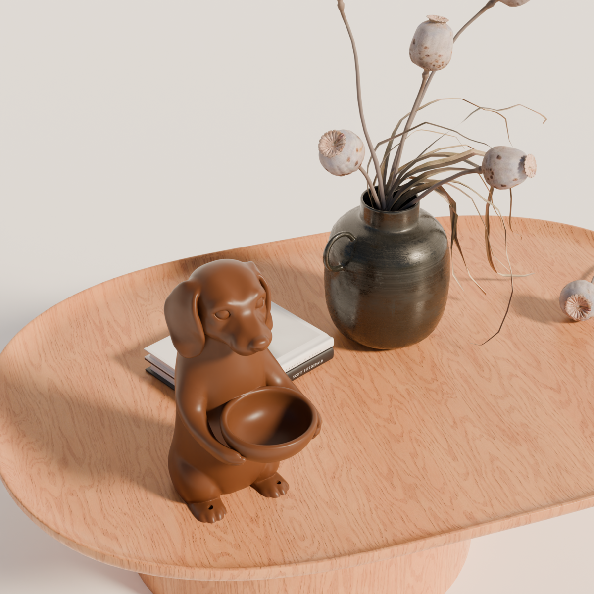 Fiastra Dachshund Key Holder