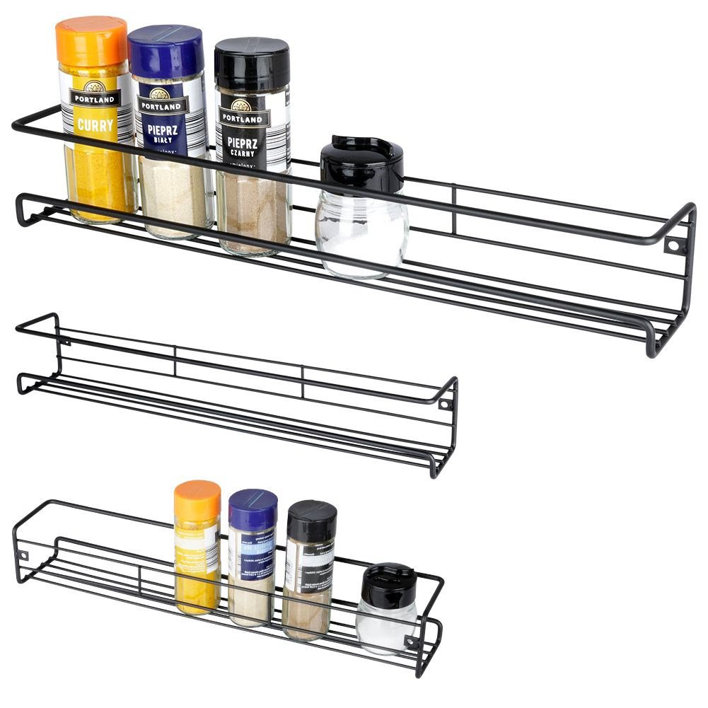 Wall shelf metal 40x6.5x6.5cm