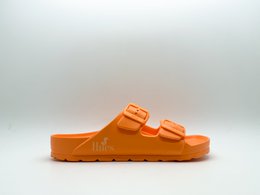 thies 1856 ® Ecofoam Sandal vegan orange juice