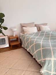Muslin blanket - gray-white - 2.20 x 2.50 m FAIR