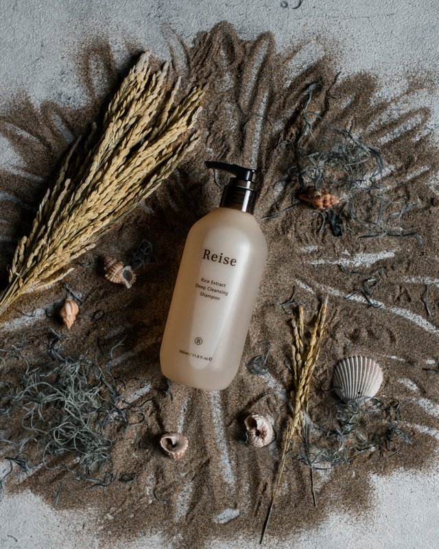 Shampoo detergente profondo all'estratto di riso