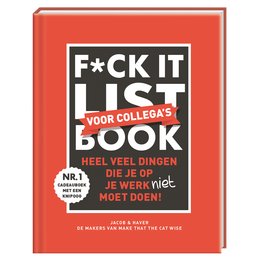 Livre de liste F * CK it pour collègues