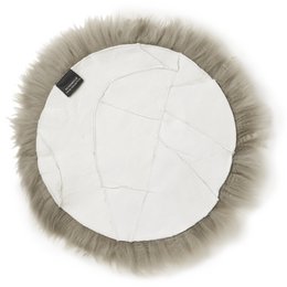 Housse de siège classique en peau de mouton_Taupe