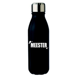 Waterfles 'Meester' metalen dop