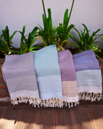 Farao Hammam Håndklæde-20 stykker farve Assorteret bundt / letvægt, absorberende, hurtigtørring og kompakt (180x100 cm)