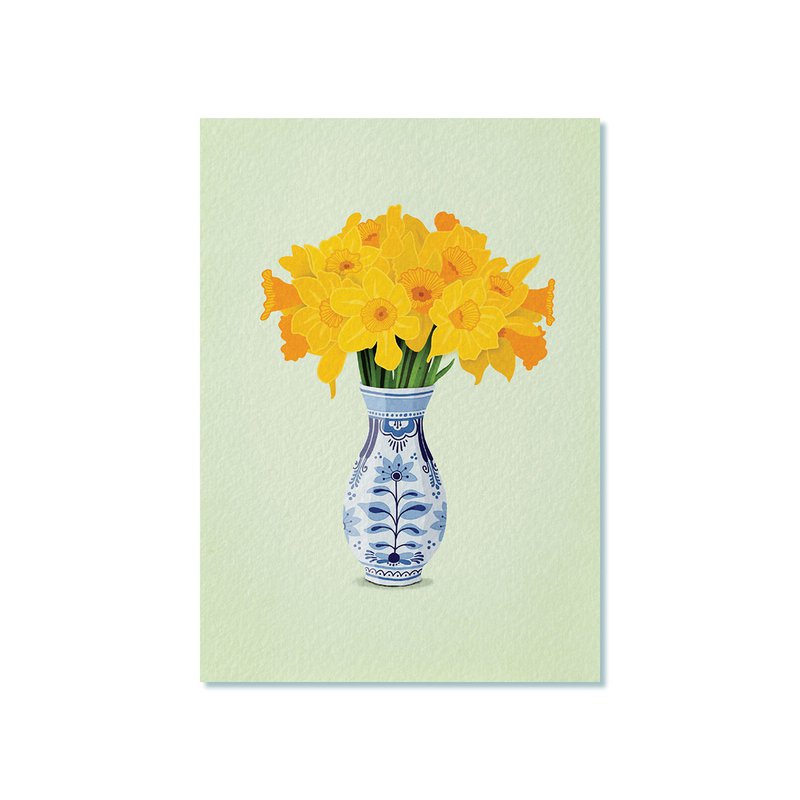 Ansichtkaart | Narcissen