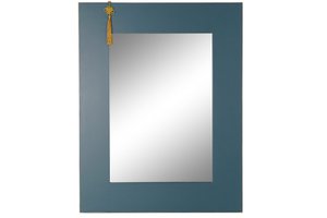 ESPEJO ABETO MDF 70X2,5X90 ORIENTAL AZUL PETROLEO MB191246