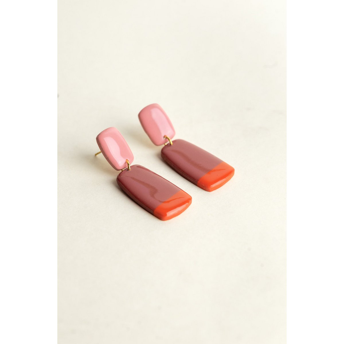 Earrings Juna - Bloom / Mauve / Sunset