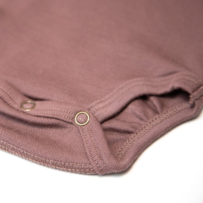 Langarm-Body aus Wolle – Merinowolle – Twilight Mauve