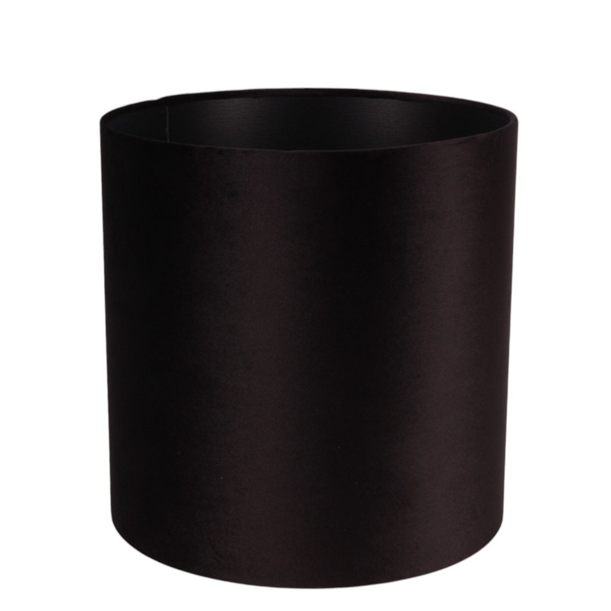 Lampenkap 30 cm - Cilinder - Zwart - Stof