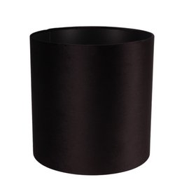 Lampshade 30 cm - Cylinder - Black - Fabric
