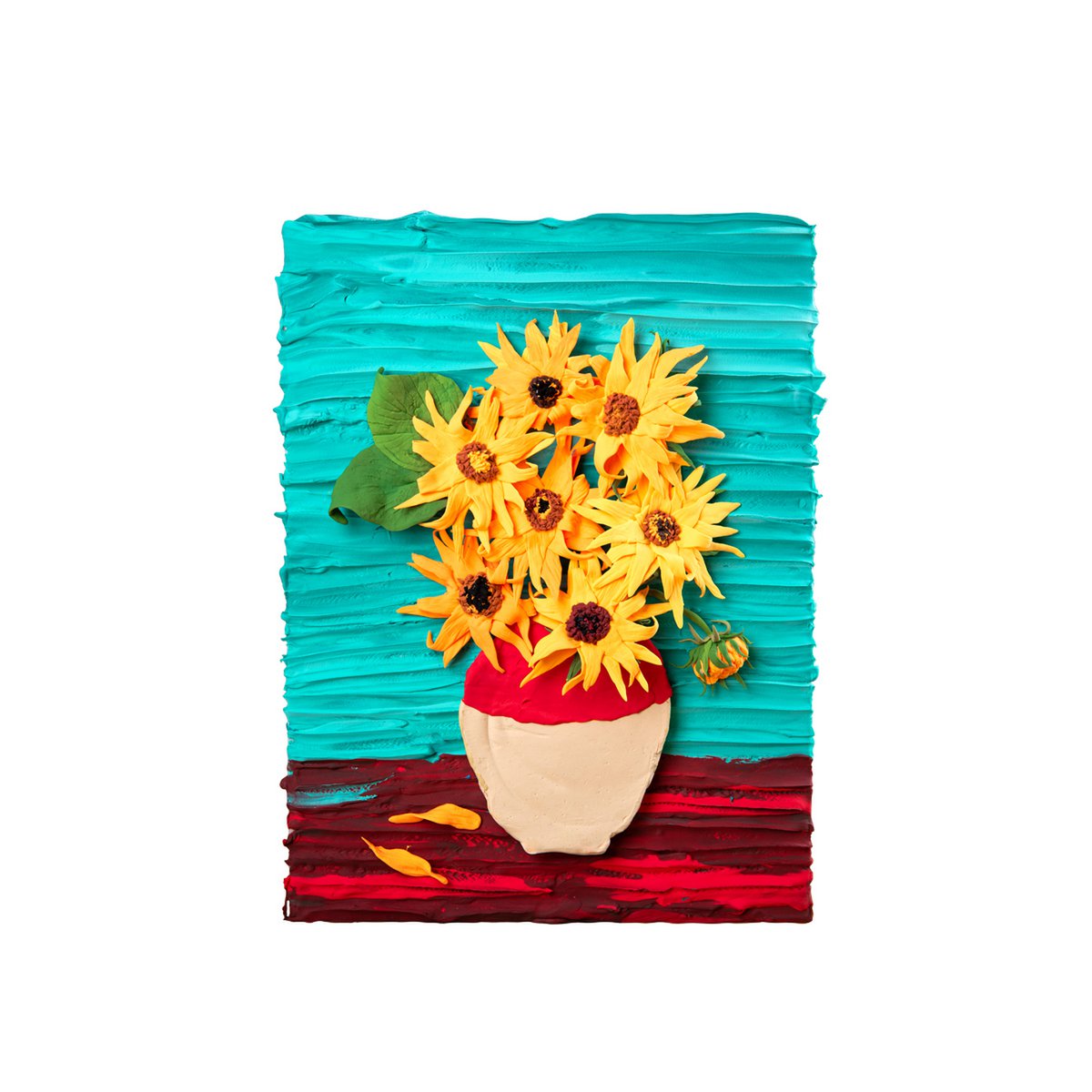 Okto Sensory Art 3D Painting - Masterpiece - Sunflowers, Vincent Van Gogh