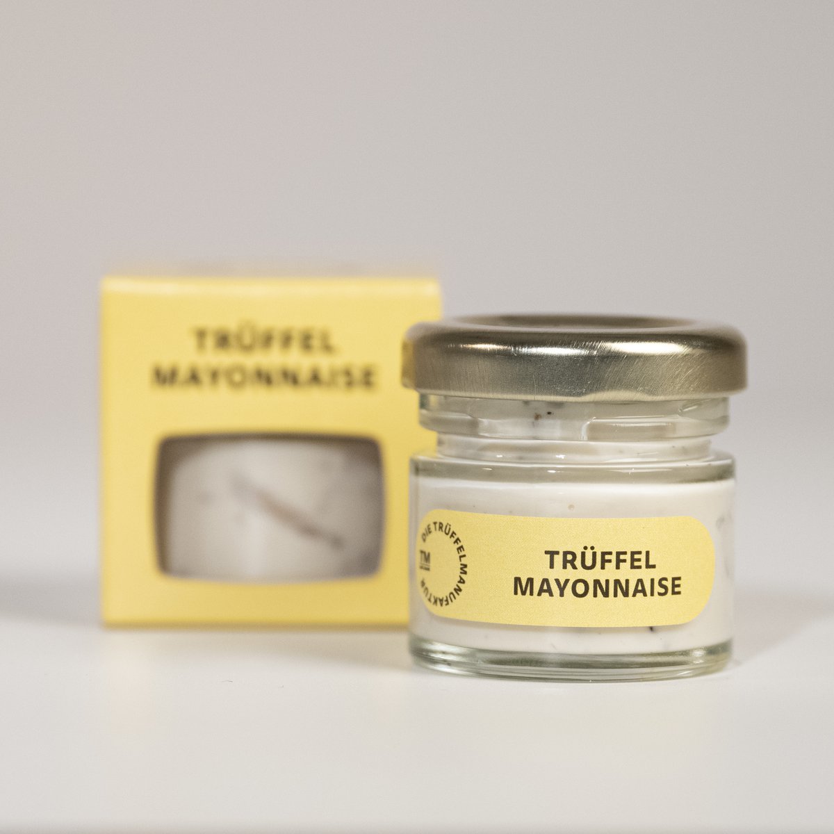 TRÜFFEL MAYONNAISE mit 10% Trüffel, vegan, Mini 25 g
