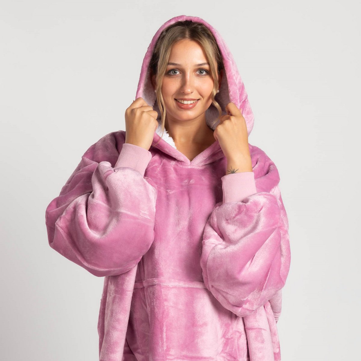 Vitapur - Hoodie blanket + socks - Pink