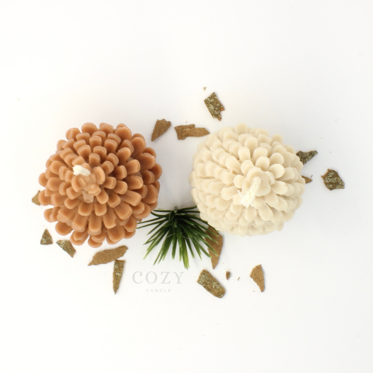 Pine Cone Candle