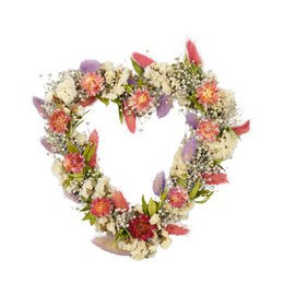 Dried Flower Wreath Heart - Wedding Bestseller