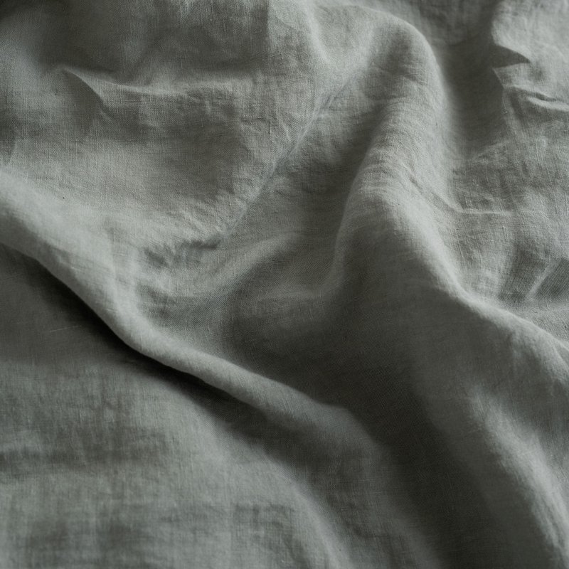 Khaki Linen Flat Sheet