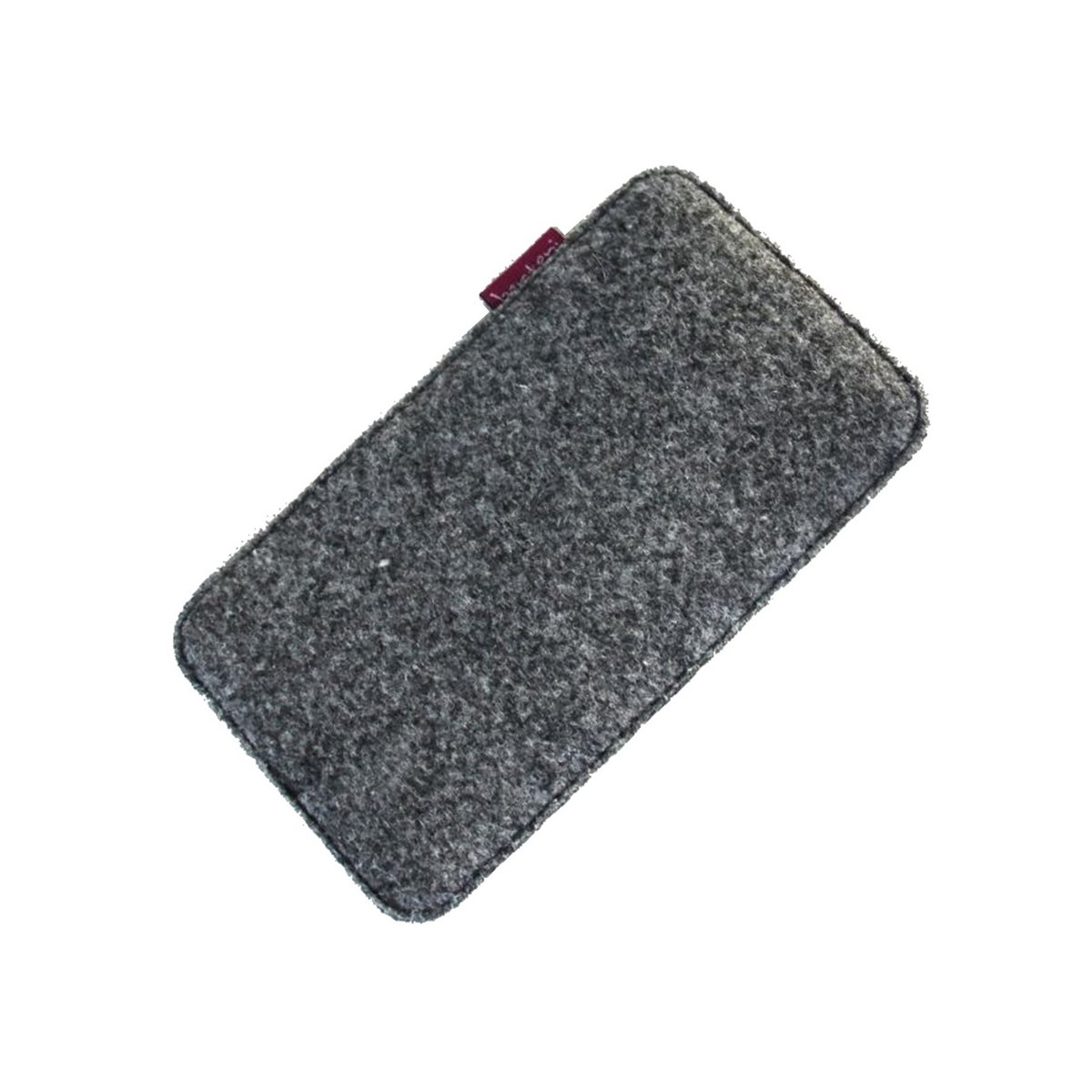 Tytus Smartphone Case In Grey Felt Bertoni