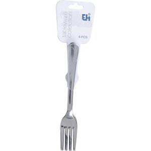 GEBAKSVORKJES RVS set een 6
