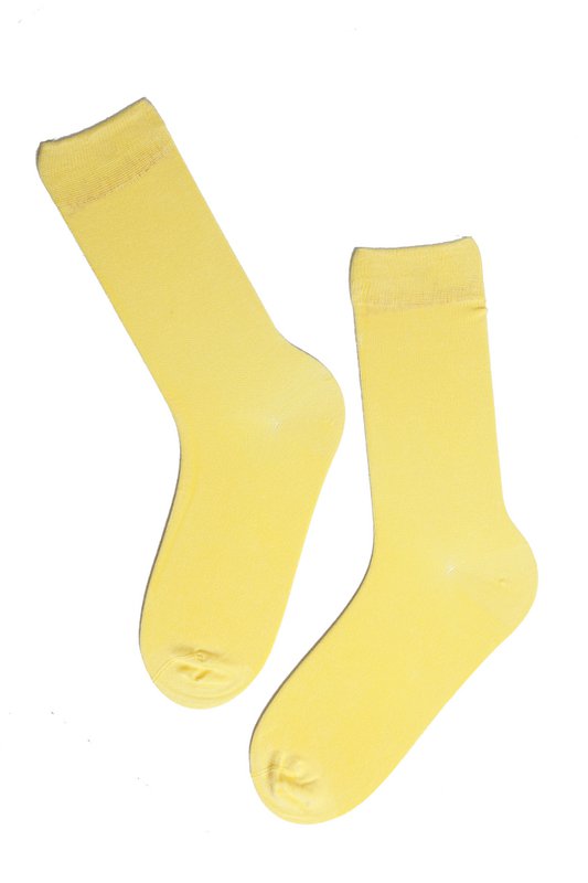 Hellgelbe Herrensocken von TAUNO