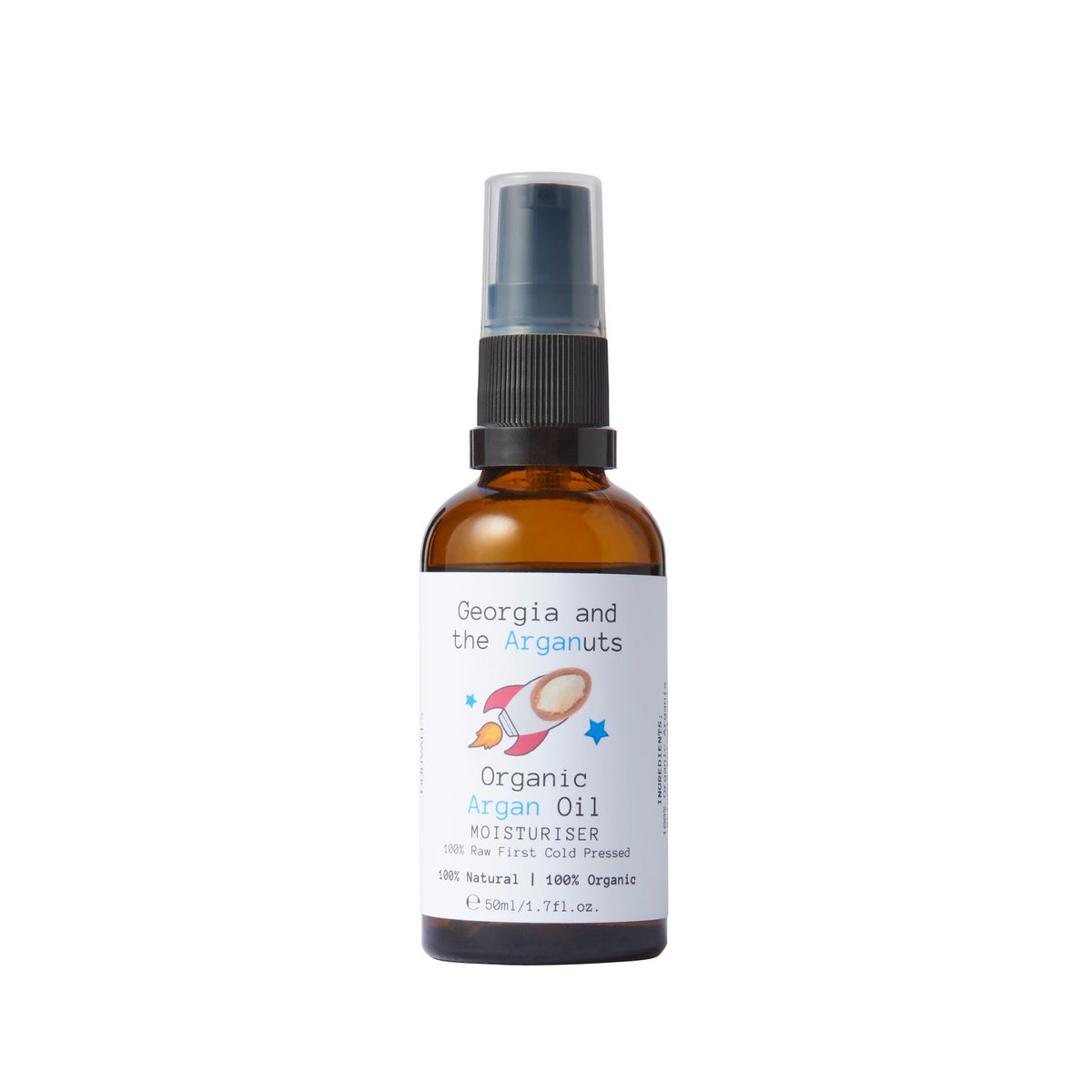 Georgia and the Arganuts Crema hidratante de aceite de argán orgánico para niños 50 ml