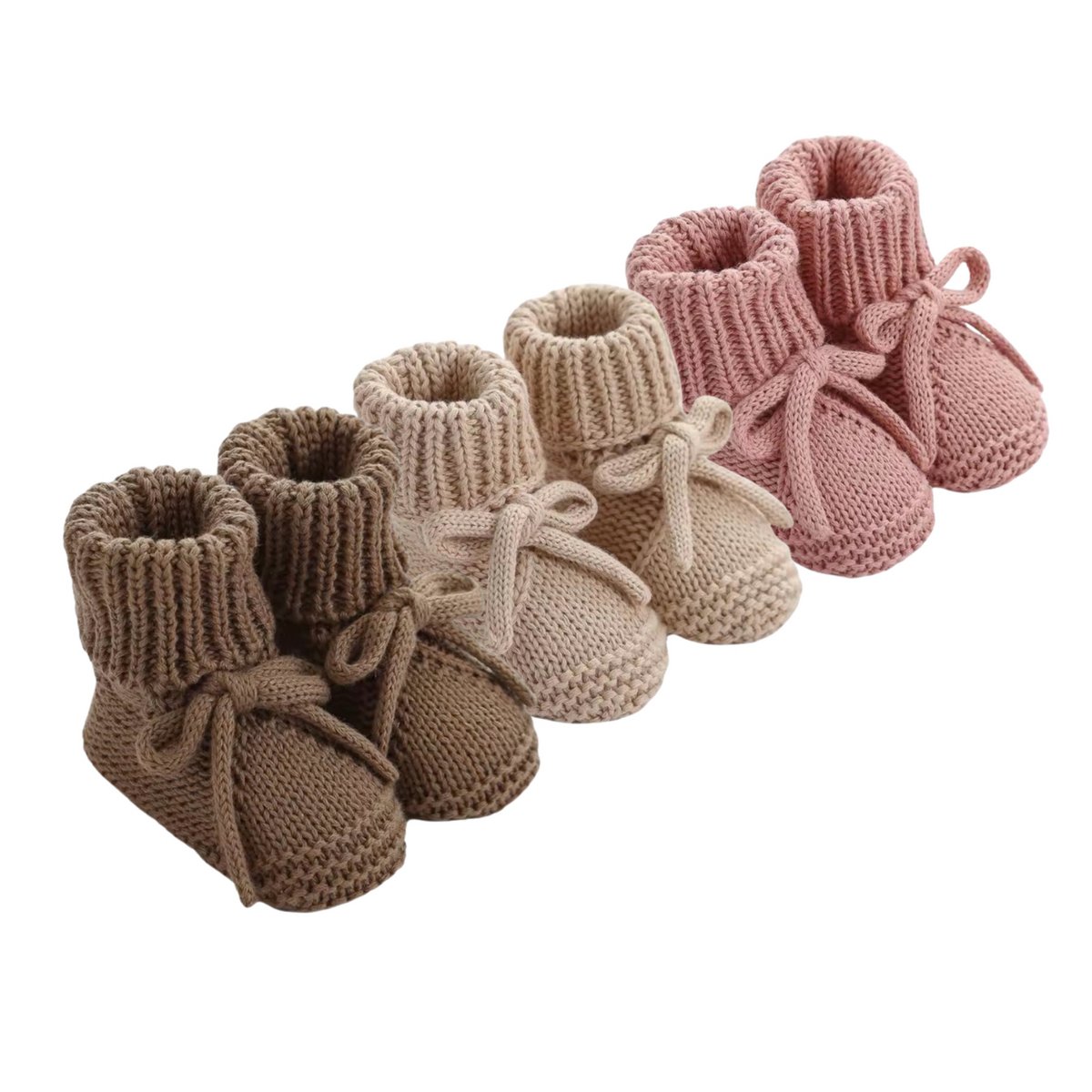 Gestrickte Babyschuhe | Babyschuhe | Chunky Baby Booties | Efeu und Soof