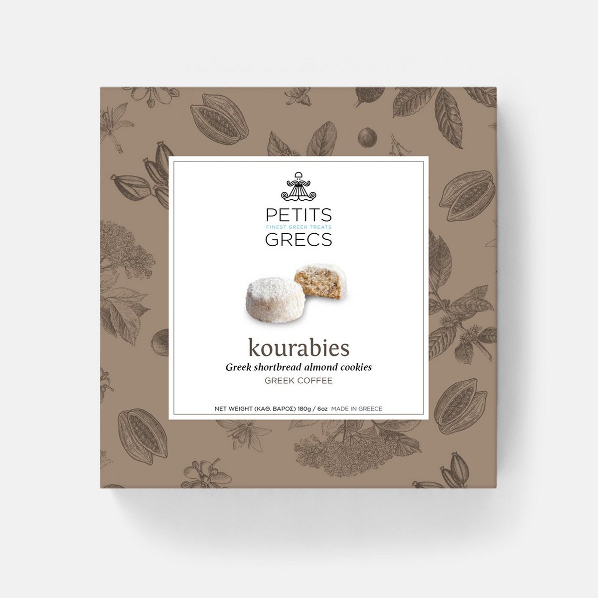 Kourabies Greek Coffee - Greek shortbread cookies