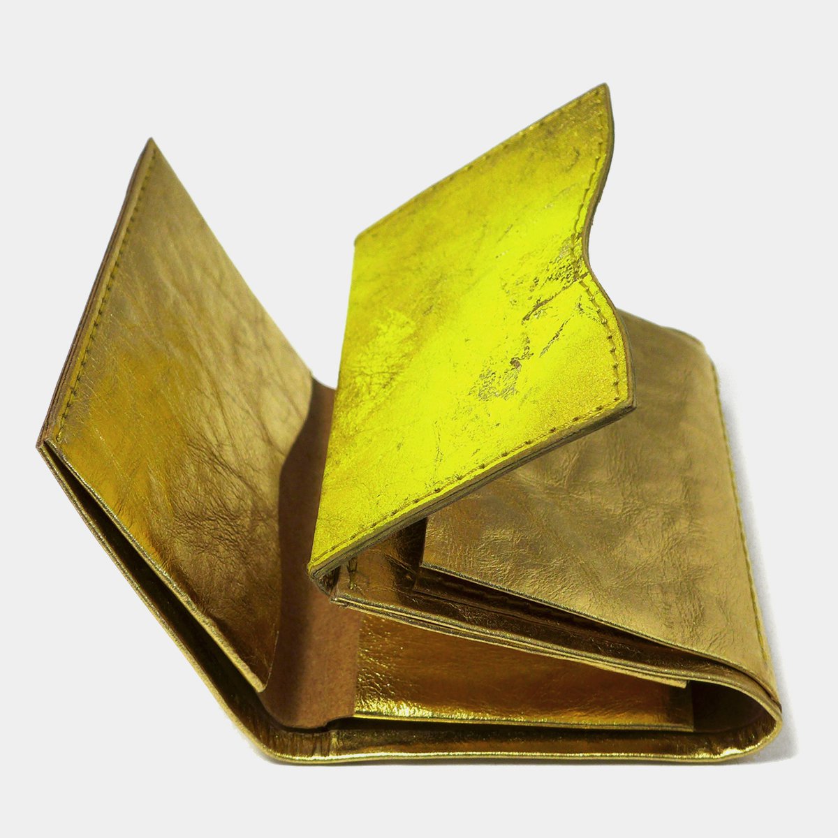 Minimal Wallet Gold Sun - casual paper made of paper with a golden yellow look