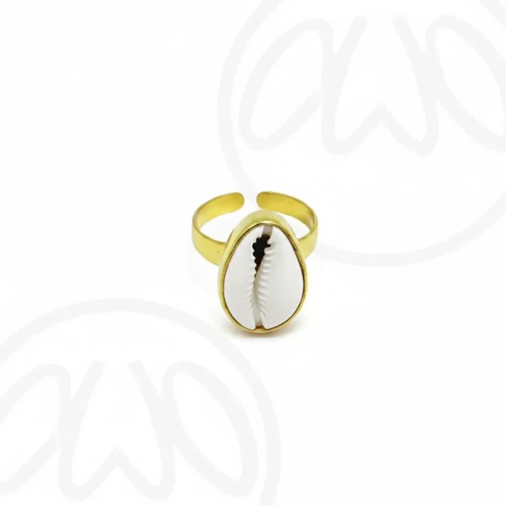 Ring Cauri schelp