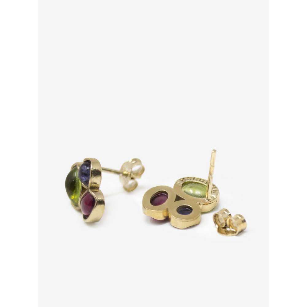 Cosmo multicolor stud oorbellen