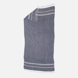 Ecobain Towel "Grit" | Midnight Anchor (Dunkelblau)