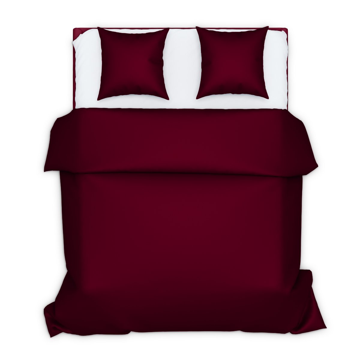 FLAT SHEET 100% COTTON 240X300 RED