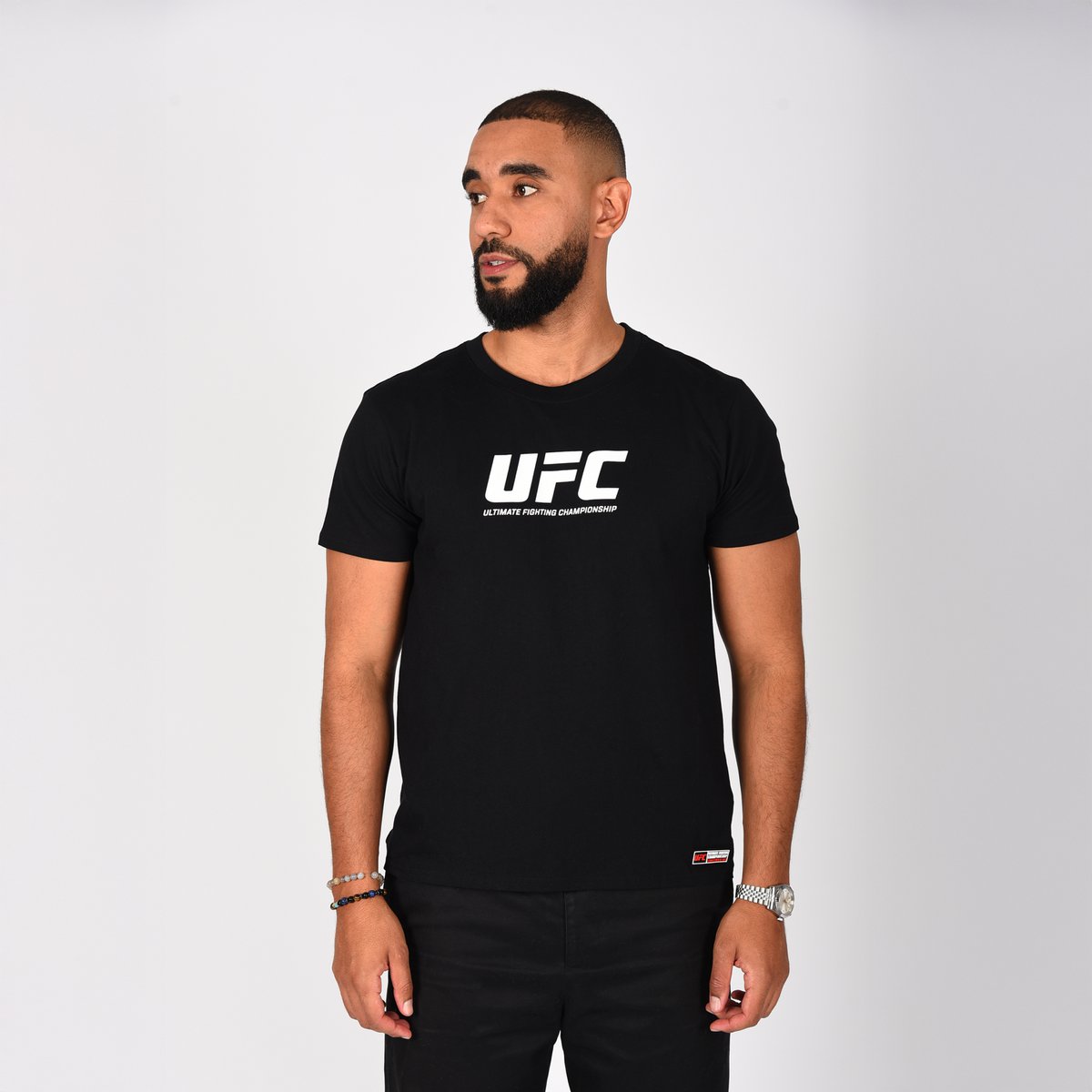 UFC officieel zwart T-shirt voor heren – collectie 2025/2026 – sport, training en streetwear – maten S tot XXL