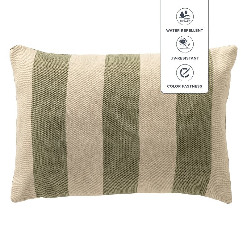 Dutch Decor CYRUS - Outdoor cushion 40x60 cm - Swamp - Green