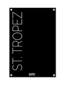 Outdoor Garden Poster | St. Tropez | Black | 70x100cm